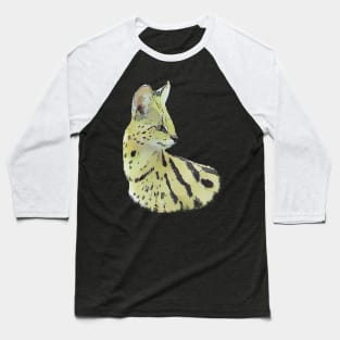 Serval drawing - Predator - Big Cat in Kenya / Africa Baseball T-Shirt